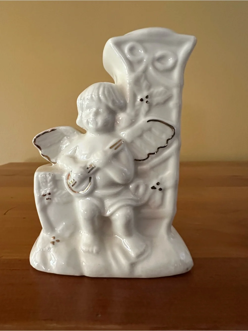 White Angel Ceramic Candle Holders - Set of 3